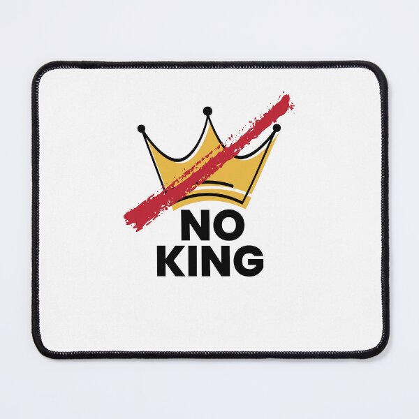 Item preview, No King Anti Monarchy Crown Crossed designed and sold by designclub.