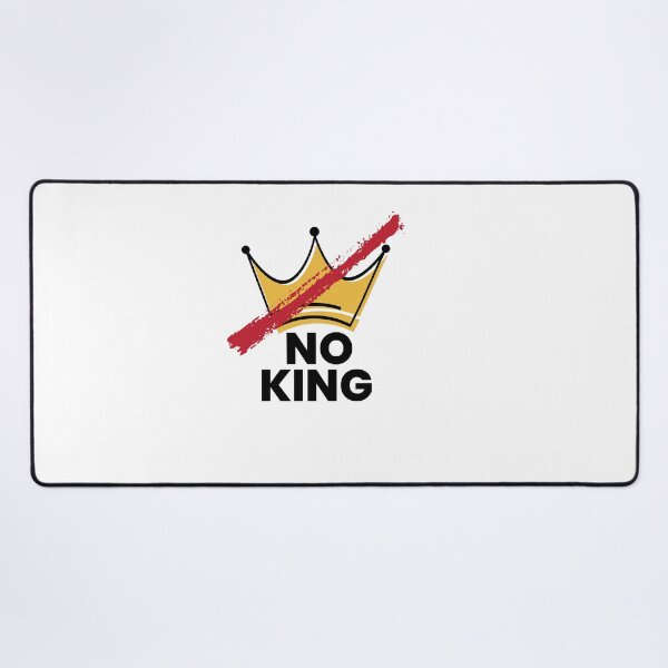 Item preview, No King Anti Monarchy Crown Crossed designed and sold by designclub.