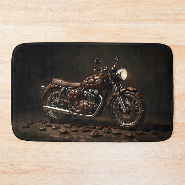 Item preview, Caffeine Ride Motorcycle Built from Coffee Beans Artwork designed and sold by Marcu Ioachim.