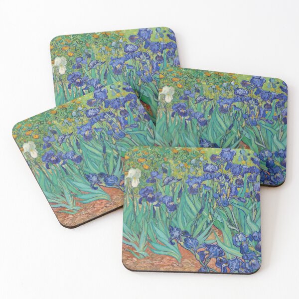 Item preview, Irises by Vincent van Gogh: Post Impressionist Floral Fine Art Print designed and sold by artofuniverse.