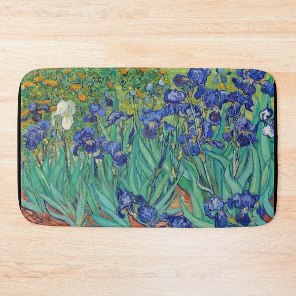 Item preview, Irises by Vincent van Gogh: Post Impressionist Floral Fine Art Print designed and sold by artofuniverse.