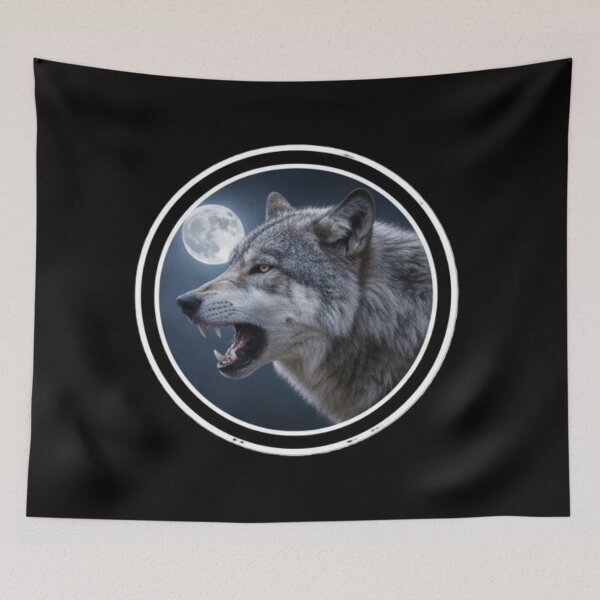 Item preview, wolf designed and sold by Shop-Pi.