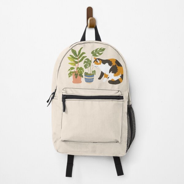 Item preview, Calico Cat With House Plants designed and sold by xiao xuans.