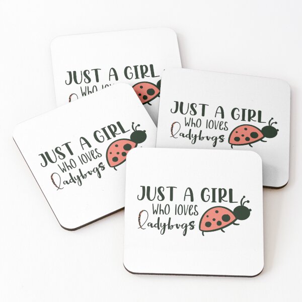 Item preview, Just A Girl Who Loves Ladybugs designed and sold by SuperFloofRes.