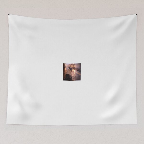 Item preview, Rainy Train Station Cat – Cinematic Lonely Moment designed and sold by LovelyCatGalaxy.