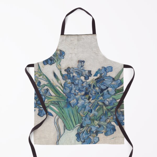 Item preview, Irises 4 by Vincent van Gogh: Blue Floral Still Life Poster designed and sold by artofuniverse.