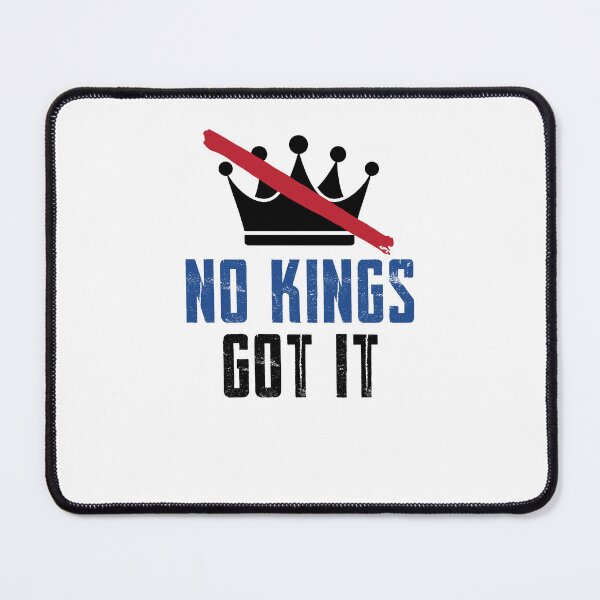 Item preview, No Kings Got It Anti Monarchy Distressed Crown designed and sold by designclub.