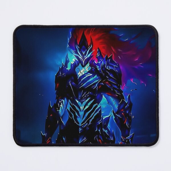 Item preview, Neon Dark Knight Warrior | Cyber Fantasy Armor | Glowing Blue Anime Warrior Art designed and sold by Dyan4.