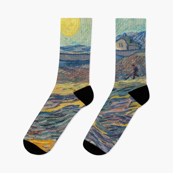 Item preview, Laboureur Dans Un Champ by Vincent van Gogh: Post Impressionist Landscape Poster designed and sold by artofuniverse.