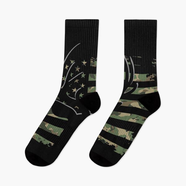 Item preview, Bandera estadounidense, camuflaje, astas de ciervo para exteriores designed and sold by TomAScott27.