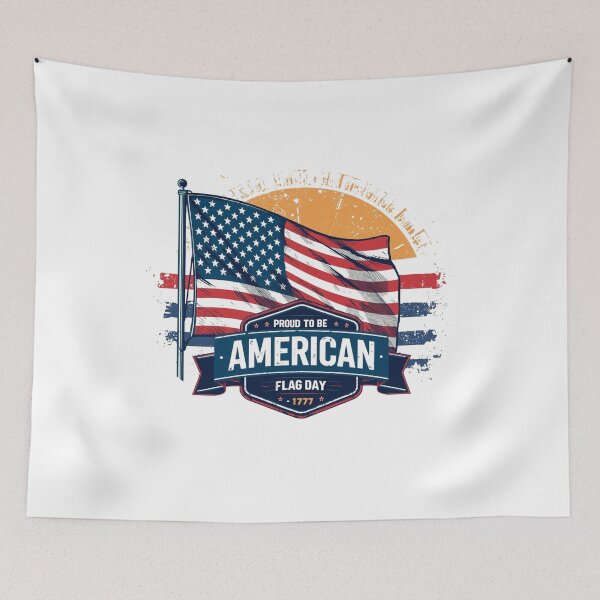 Item preview, Proud To Be American – Flag Day 1777 designed and sold by KapiPrint.