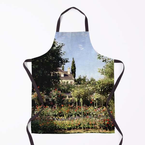 Item preview, Garden in Bloom at Sainte-Adresse: Sunlit Coastal Terrace designed and sold by artdesignsnow.