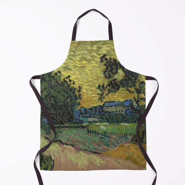 Item preview, Landscape at Twilight by Vincent van Gogh: Post Impressionist Landscape Poster designed and sold by artofuniverse.