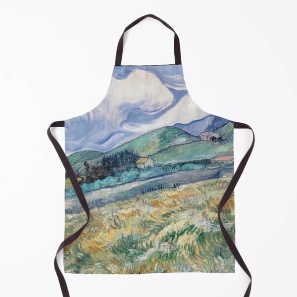 Item preview, Landscape From Saint Remy by Vincent van Gogh: Post Impressionist Landscape Print designed and sold by artofuniverse.