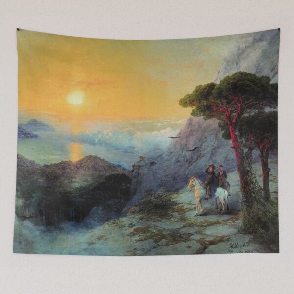 Item preview, Pushkin at the top of the Ai-Petri Mountain designed and sold by SharonTheFirst.