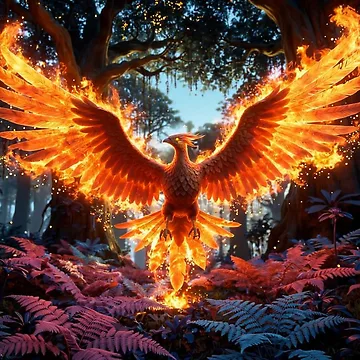 Artwork thumbnail, Phoenix Rising by JGK Impressions