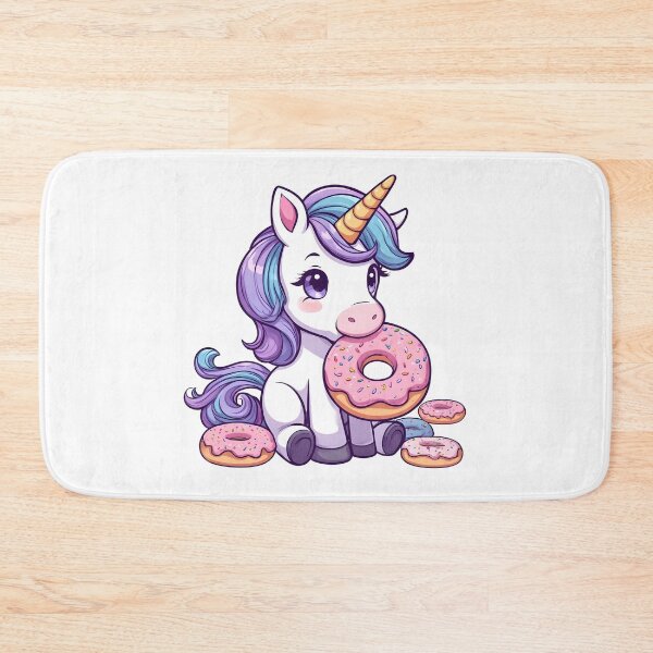 Item preview, Cute Unicorn Eating Donut – Kawaii Pastel Fantasy Design designed and sold by Karolina’s Cozy Creations.