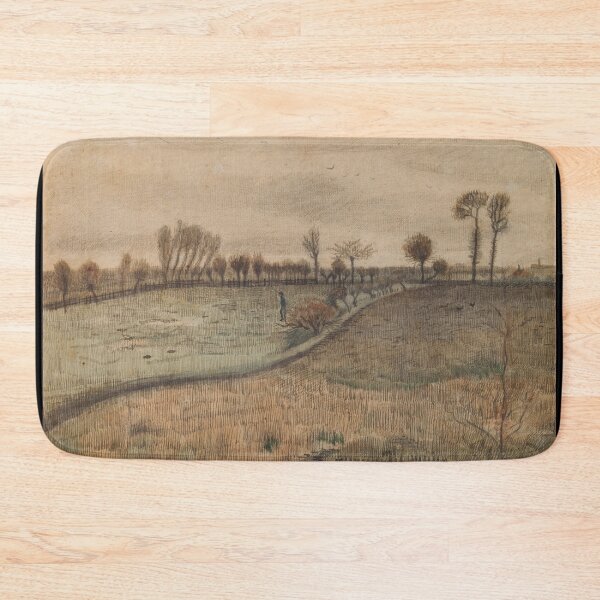 Item preview, Landscape With Pollard Willows by Vincent van Gogh: Rustic Countryside Poster designed and sold by artofuniverse.