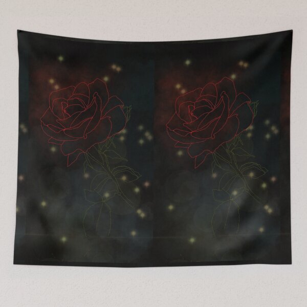 Item preview, Rose perfume among fireflies of the night designed and sold by IsabelQuincoces.