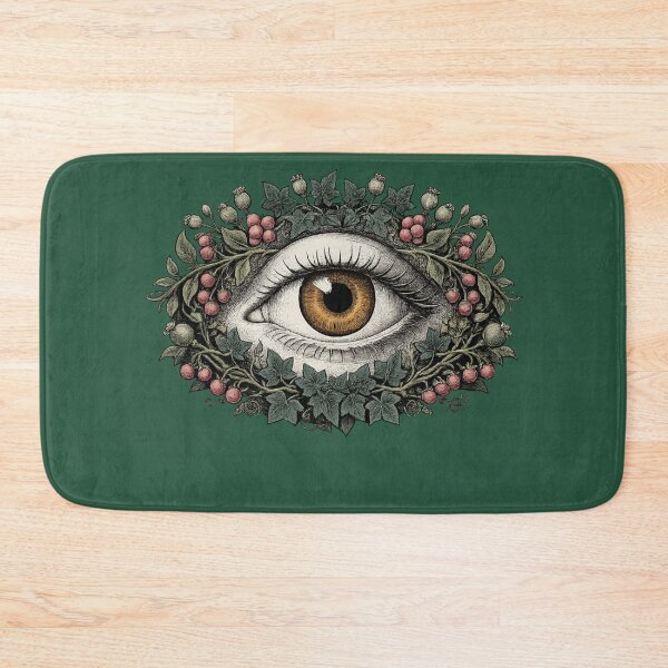 Item preview, Botanical All Seeing Eye Victorian Engraving Dark Mystic designed and sold by VibeMax.