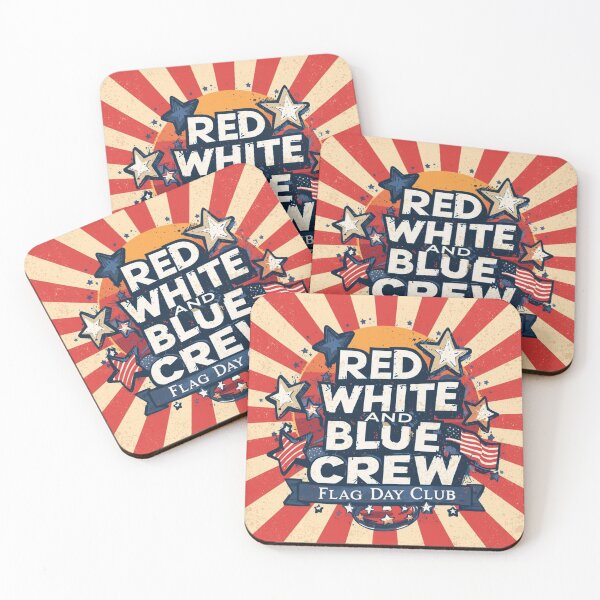 Item preview, Red White And Blue Crew – Flag Day Club designed and sold by KapiPrint.