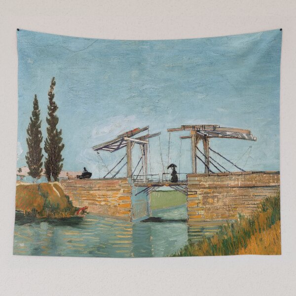 Item preview, Langlois Bridge at Arles by Vincent van Gogh: Post Impressionist Wall Art designed and sold by artofuniverse.