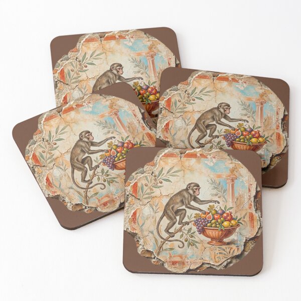 Item preview, The Mischievous Simian: Pompei’s Fruit Thief designed and sold by codex antique.