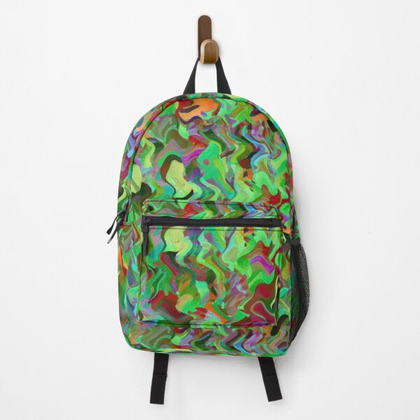 Item preview, Flowing shapes in shades of green designed and sold by Sigtrix.