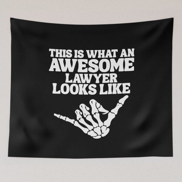 Item preview, This is what an awesome lawyer looks like Classic Funny T-Shirt designed and sold by OldSkullDesigns.