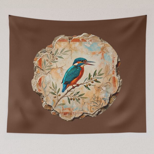 Item preview, The Kingfisher Fragment: Pompei’s Azure Messenger designed and sold by codex antique.