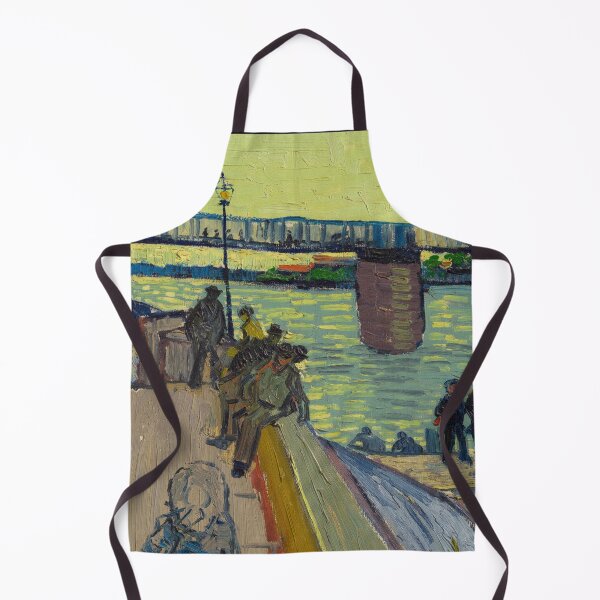 Item preview, Le Pont De Trinquetaille by Vincent van Gogh: Post Impressionist River Scene designed and sold by artofuniverse.