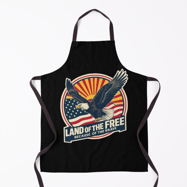 Item preview, Land Of The Free – Because Of The Brave designed and sold by KapiPrint.