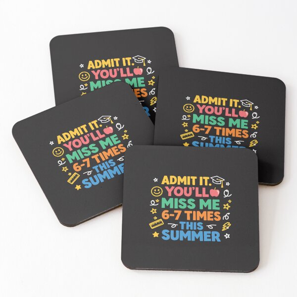 Item preview, Last Day of School Funny Admit It You’ll Miss Me Student Graduation Humor designed and sold by kiralynstration.
