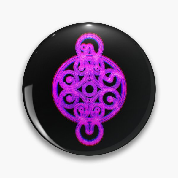 Item preview, Crop circle improvised magenta designed and sold by MessageToEarth.