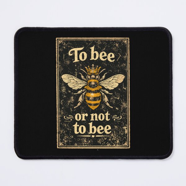 Item preview, To bee or not to bee – retro bee with crown designed and sold by Pineapple-Tree.