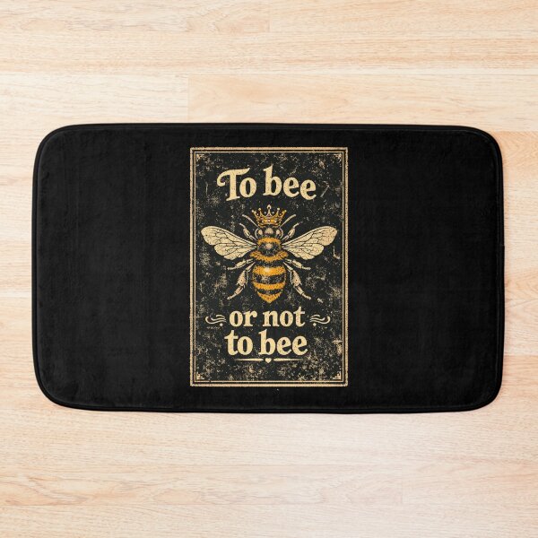 Item preview, To bee or not to bee – retro bee with crown designed and sold by Pineapple-Tree.