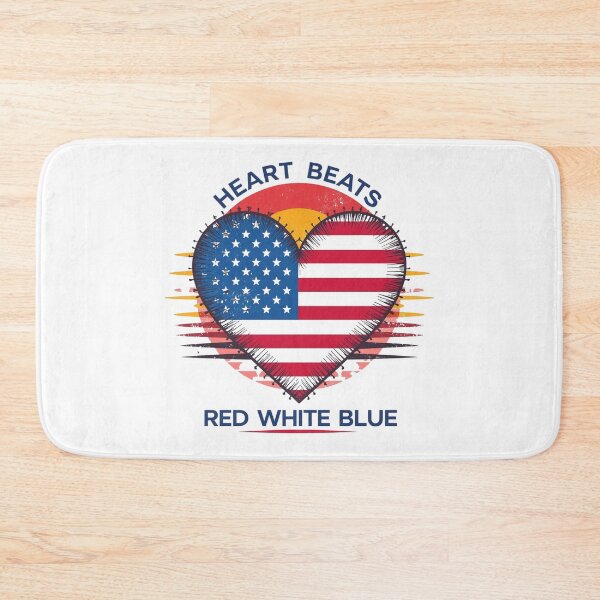 Item preview, USA Flag Lover – Patriotic Heart designed and sold by KapiPrint.