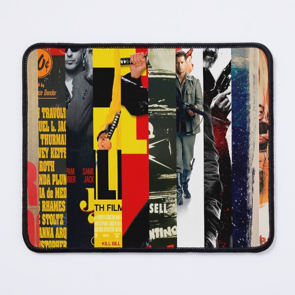 Item preview, Quentin Tarantino Films:  Cinema Poster Abstract Art Print designed and sold by Mr Mustard Prints.