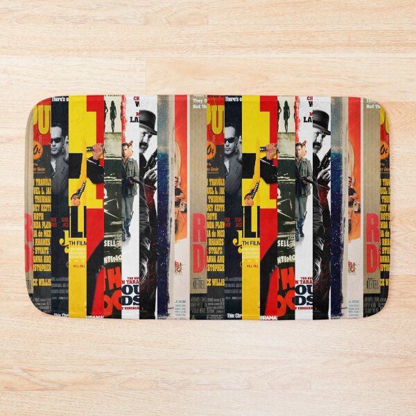 Item preview, Quentin Tarantino Films:  Cinema Poster Abstract Art Print designed and sold by Mr Mustard Prints.