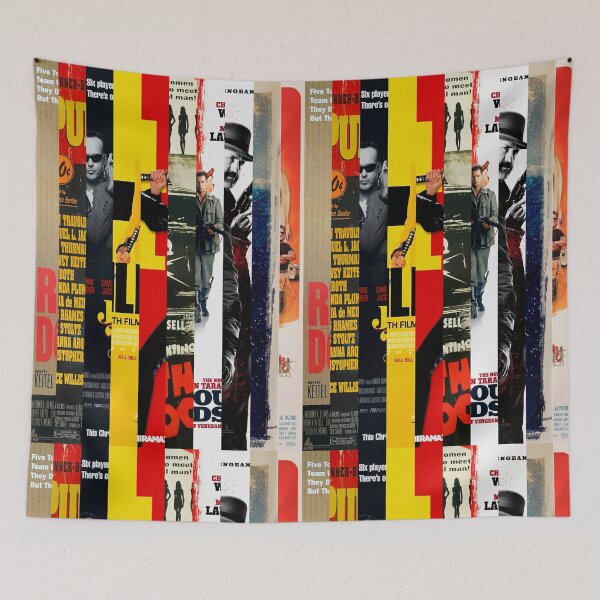 Item preview, Quentin Tarantino Films:  Cinema Poster Abstract Art Print designed and sold by Mr Mustard Prints.