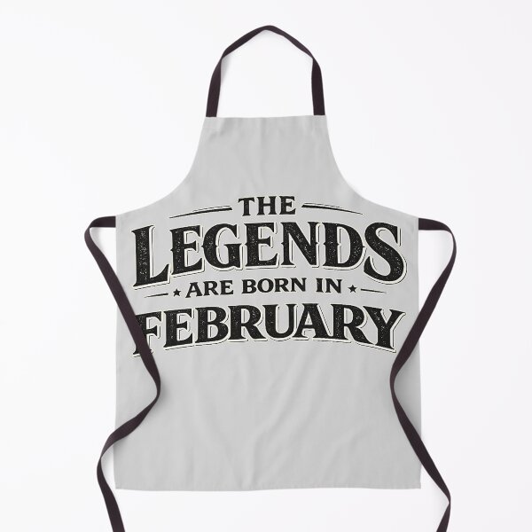 Item preview, The Legends Are Born In February – Bold Minimal Typography Design – February Birthday Gift designed and sold by Szapeee.