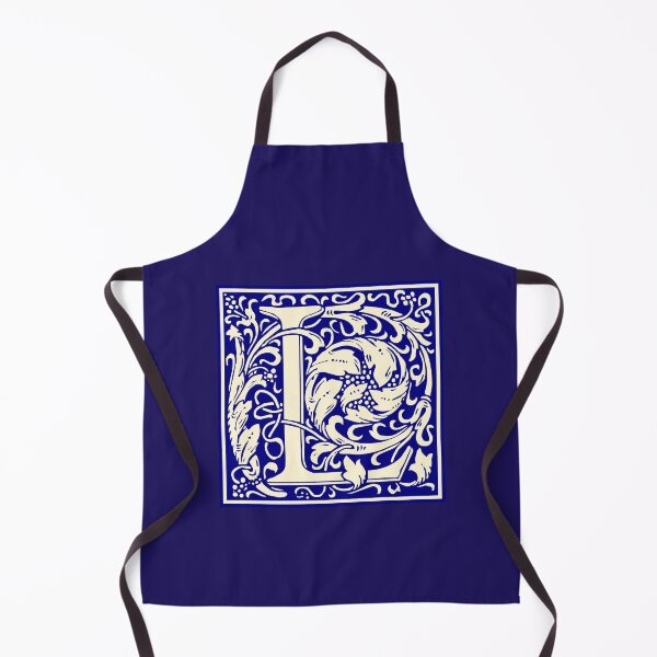 Item preview, William Morris Vintage Letter L Monogram Initial Blue designed and sold by Jeallan Designs.