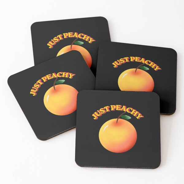 Item preview, Just Peachy Minimal Peach Design – Aesthetic Fruit Illustration designed and sold by HopeAndHustle.