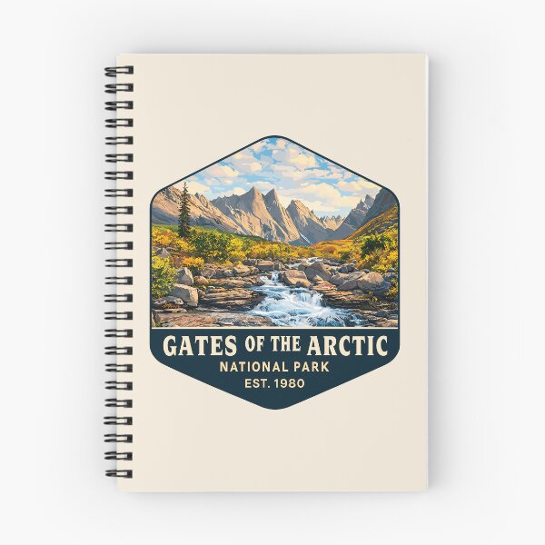 Item preview, Gates of the Arctic National Park Retro Wilderness designed and sold by Gideon Emmerich.