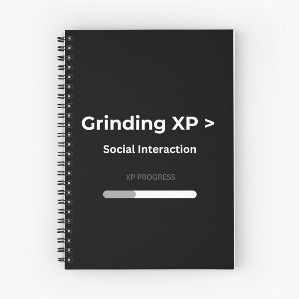 Item preview, Grinding XP Instead of Social Interaction Funny Gamer Shirt designed and sold by DonkeyArmy.