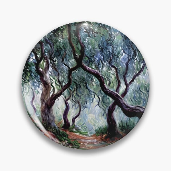 Item preview, Grove of Olive Trees in Bordighera designed and sold by artdesignsnow.