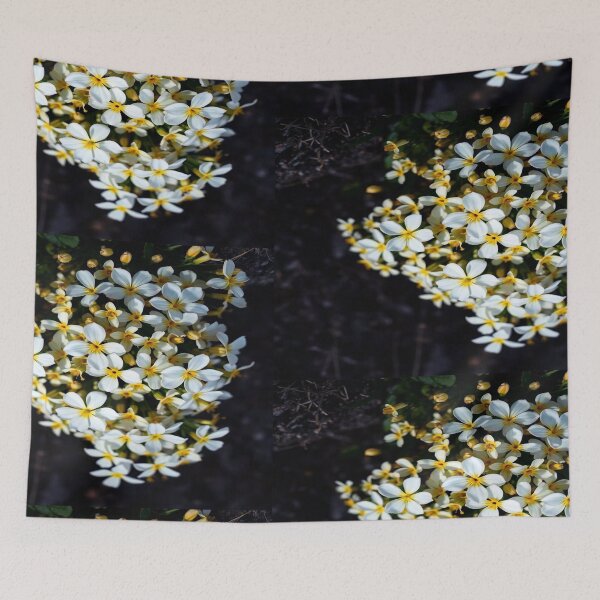 Item preview, floral white small petals designed and sold by  Mudikeys.