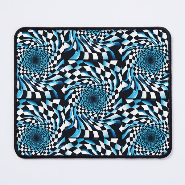 Item preview, Retro Checkerboard Warp – Optical Illusion Trippy Pattern Design designed and sold by KAYJAY DESIGNS.