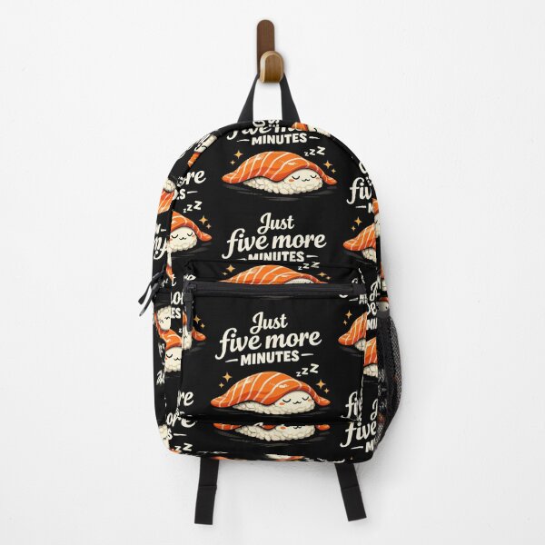 Item preview, Sleeping Sushi – Just 5 More Minutes Retro Design designed and sold by Pineapple-Tree.