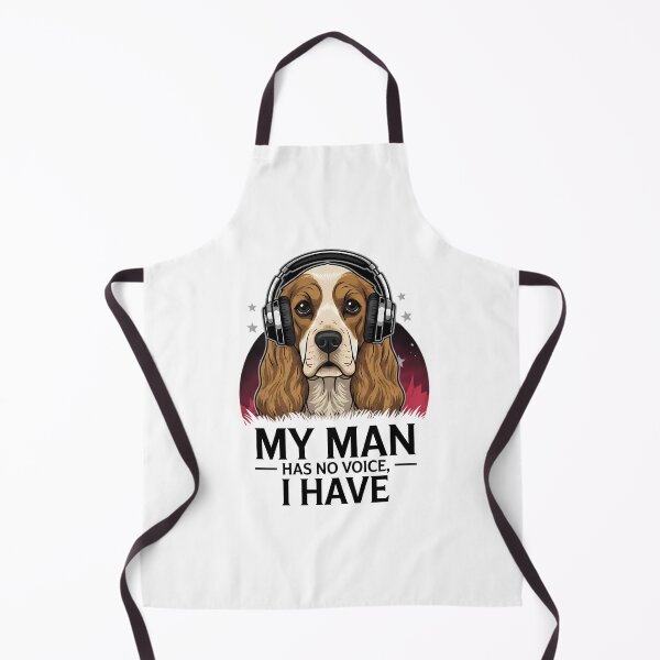 Item preview, My Man Has No Voice, I Have – Cocker Spaniel Music Design designed and sold by Art-Arcade6.
